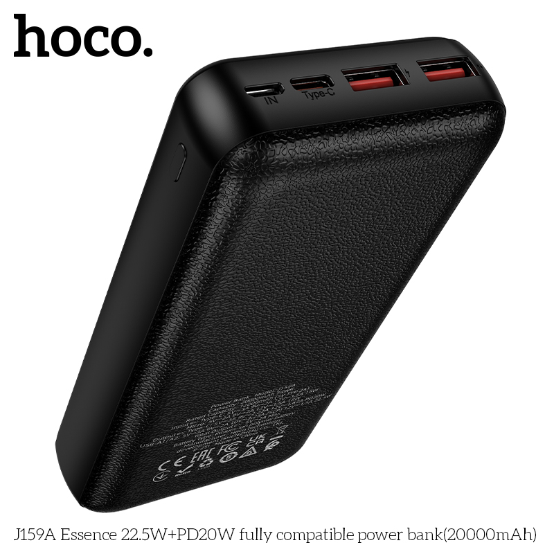 Pin sạc nhanh 22.5w HOCO J159A 20.000mAh dự phòng PD 20w chính hãng [BH 1 năm]