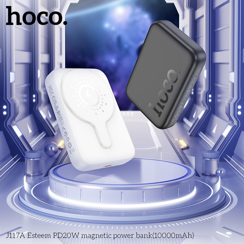Pin sạc nhanh không dây 20w HOCO J117A 10.000mAh dự phòng chính hãng [BH: 1 NĂM]