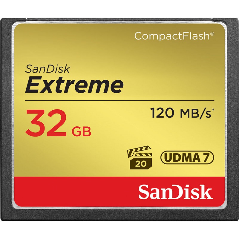 Thẻ nhớ máy ảnh Sandisk Extreme UDMA 7 32GB 120mb/s chính hãng [BH: 2 NĂM]