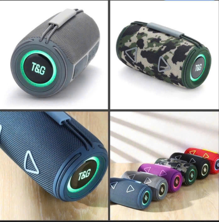 Loa bluetooth T&G TG-657 loa mẫu tròn dài cầm tay có quai xách kèm đèn led siêu đẹp [BH 6 Tháng]7