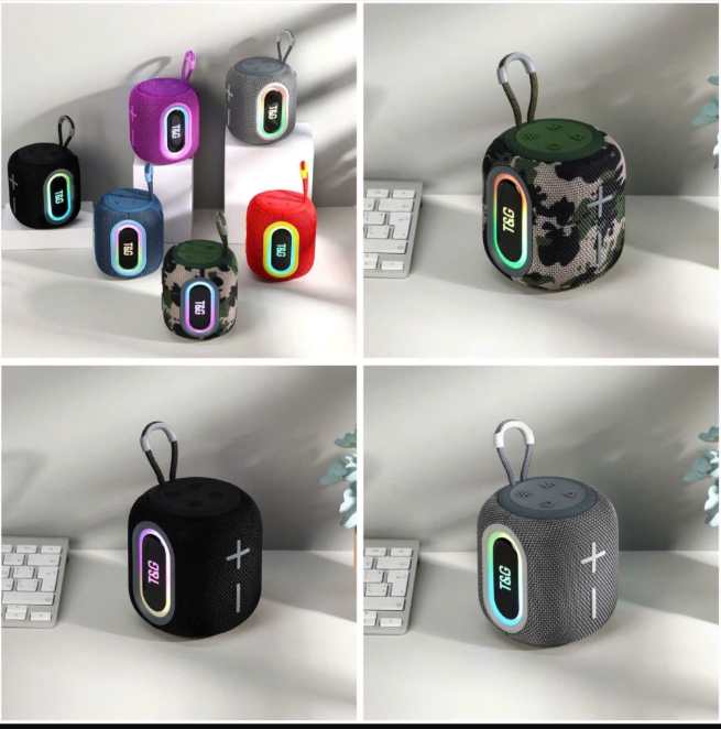 Loa bluetooth T&G TG-664 loa mẫu tròn cầm tay có quai xách kèm đèn led siêu đẹp [BH 6 Tháng]7