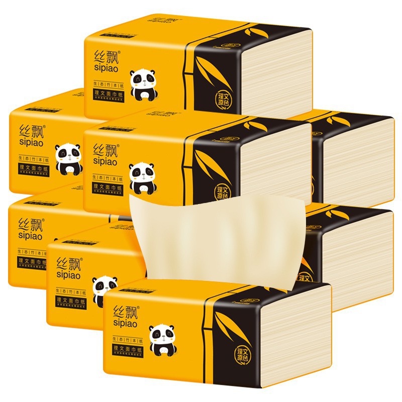 1 Gói Khăn 300 tờ giấy ăn gấu trúc SIPAO 1028 MẪU MỚI [BH: NONE] 1l1d8