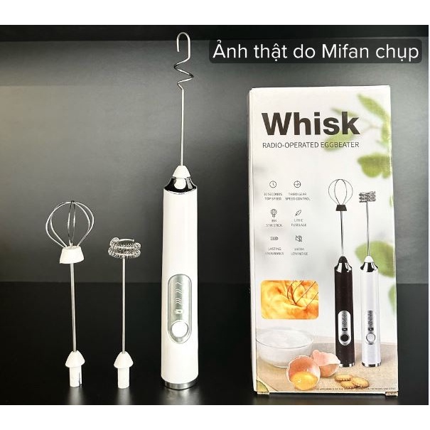 Cây  WHISH đánh trứng, tạo  bọt cà phê cầm tay [BH: NONE]