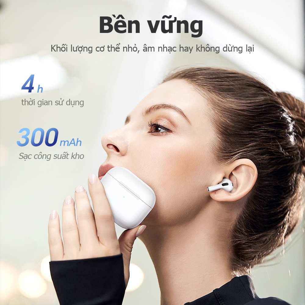 Tai nghe bluetooth V5.3 HOCO DM-W2 chính hãng, kiểu dáng Airpods Pro3 true wireless stereo headset [BH 1 năm]
