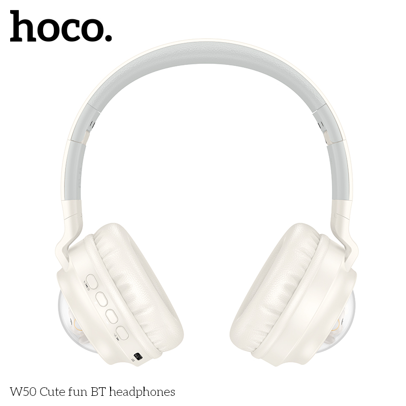 Tai nghe Bluetooth Hoco W50 Headphone chụp tai kiểu dáng cute chính hãng [BH: 1 NĂM]
