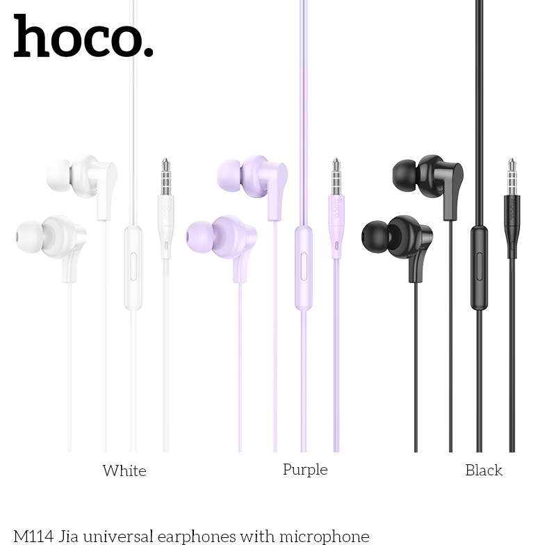 TAI NGHE CÓ DÂY 3.5 HOCO M114 CHÍNH HÃNG [BH 1 NĂM]