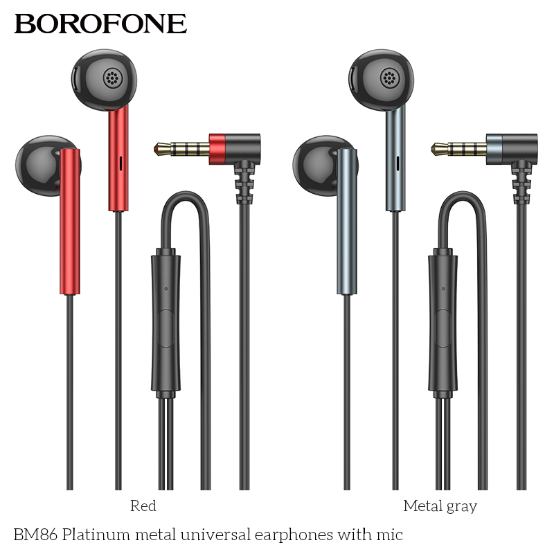 Tai nghe có dây 3.5 BOROFONE BM86 chính hãng [BH 1 năm]
