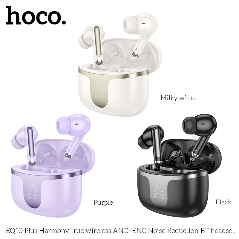 Tai nghe bluetooth HOCO EQ10 PLUS true wireless kiểu dáng AIRPODS chính hãng [BH 1 năm]
