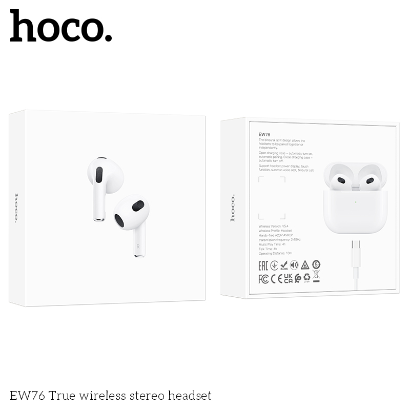 Tai nghe Bluetooth Hoco EW76 True Wireless Airpods chính hãng [BH 1 NĂM]