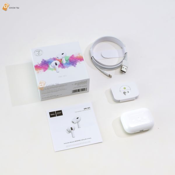 Tai nghe bluetooth HOCO DM-W3 true wireless kiểu dáng AIRPODS PRO2 chính hãng [BH 1 năm]