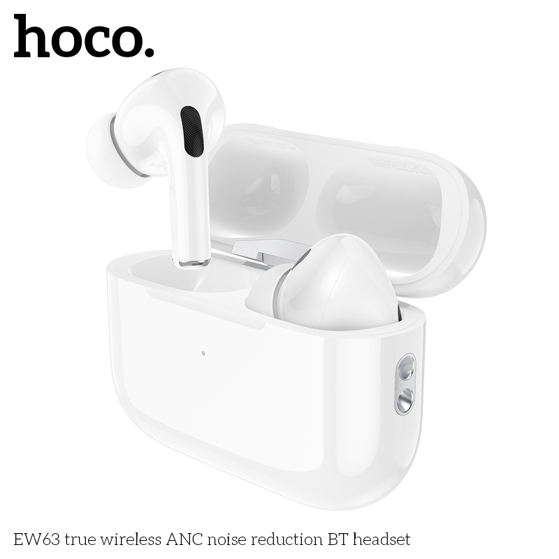 Tai nghe bluetooth HOCO EW63 kiểu dáng AIRPODS PRO2 ANC chống ồn, chính hãng [BH: 1 NĂM]