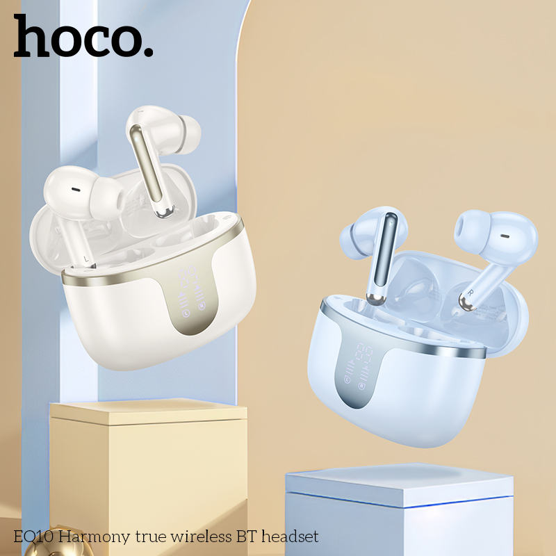 Tai nghe bluetooth HOCO EQ10 kiểu dáng airpods Chính Hãng [BH 1 NĂM]
