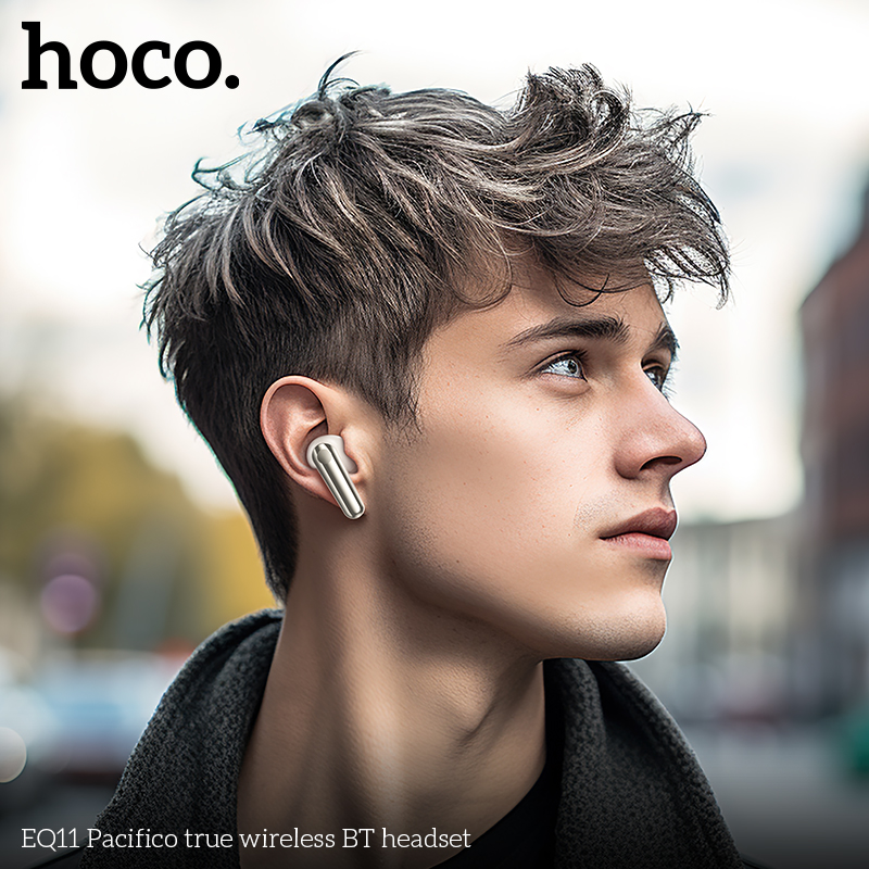 Tai nghe bluetooth HOCO EQ11 kiểu dáng airpods Chính Hãng [BH 1 NĂM]