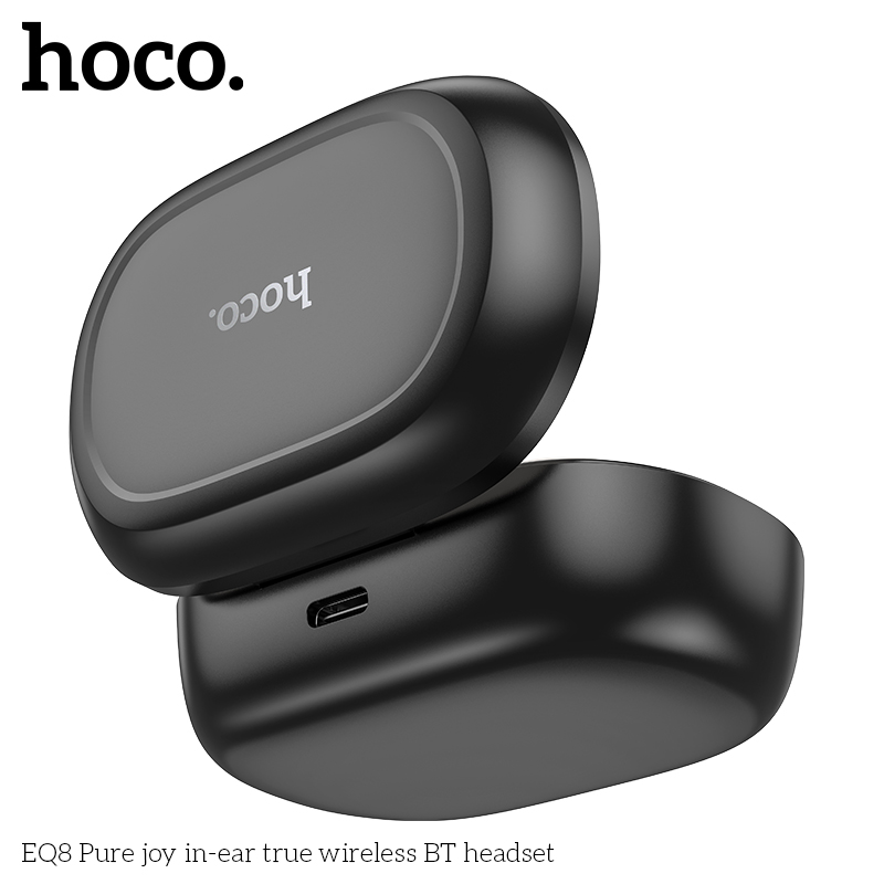 TAI NGHE BLUETOOTH HOCO EQ8 KIỂU DÁNG AIRPODS MÓC TAI SIÊU ĐẸP CHÍNH HÃNG [BH: 1 NĂM]