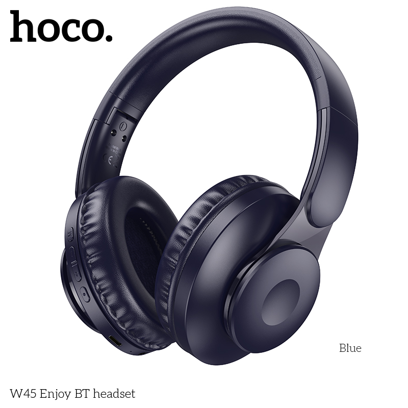 Tai nghe Bluetooth Hoco W45 Headphone chụp tai kiểu dáng thể thao chống ồn chính hãng [BH: 1 NĂM]