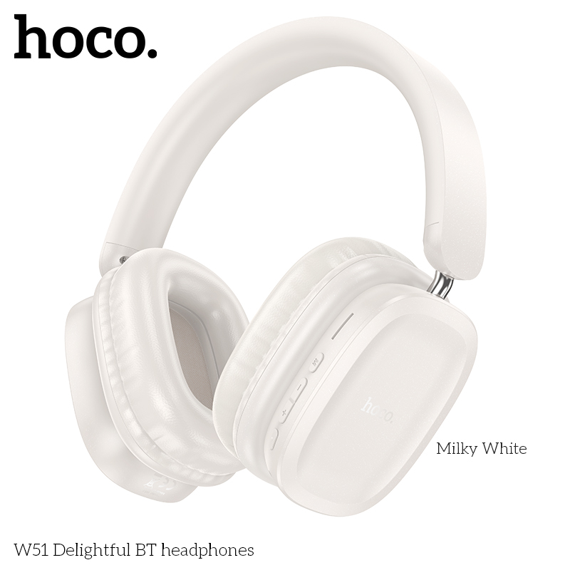 Tai nghe Bluetooth Hoco W51 (46h) Headphone chụp tai pin trâu chính hãng [BH: 1 NĂM]