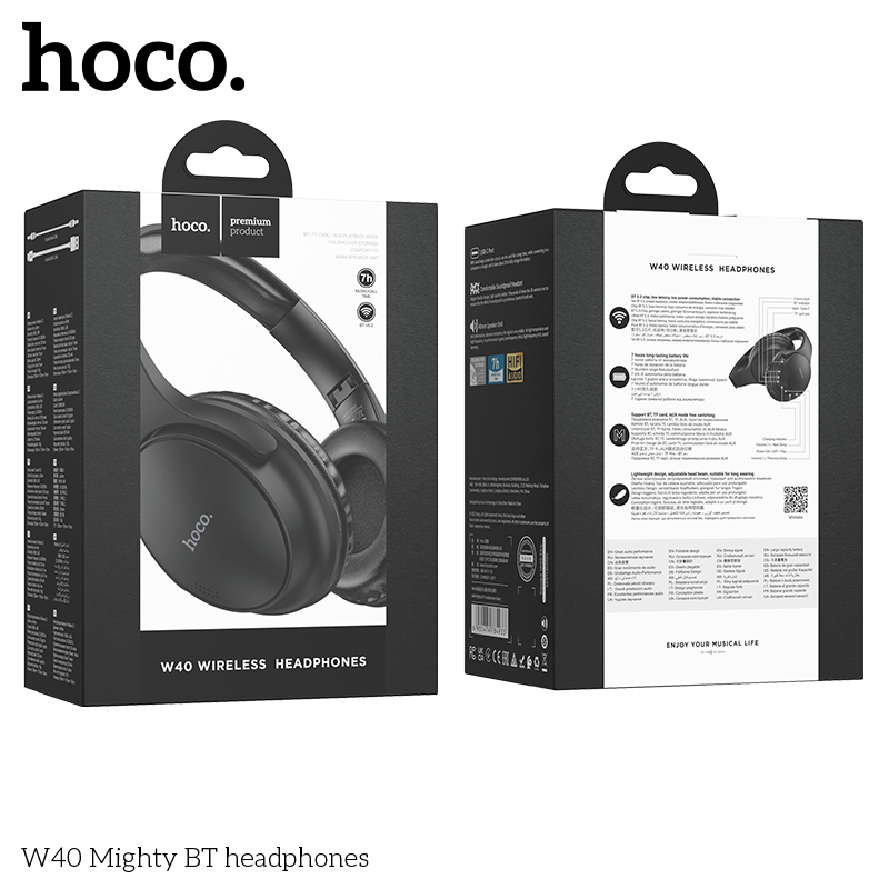 Tai nghe bluetooth HOCO W40 Headphone chụp tai pin trâu siêu hay chính hãng [BH 1 năm]