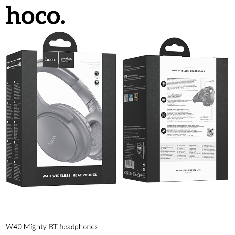 Tai nghe bluetooth HOCO W40 Headphone chụp tai pin trâu siêu hay chính hãng [BH 1 năm]