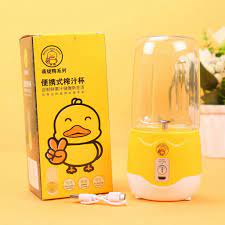 Máy xay sinh tố mini cầm tay hình vịt vàng 4 lưỡi cực mạnh [BH 1 tuần]