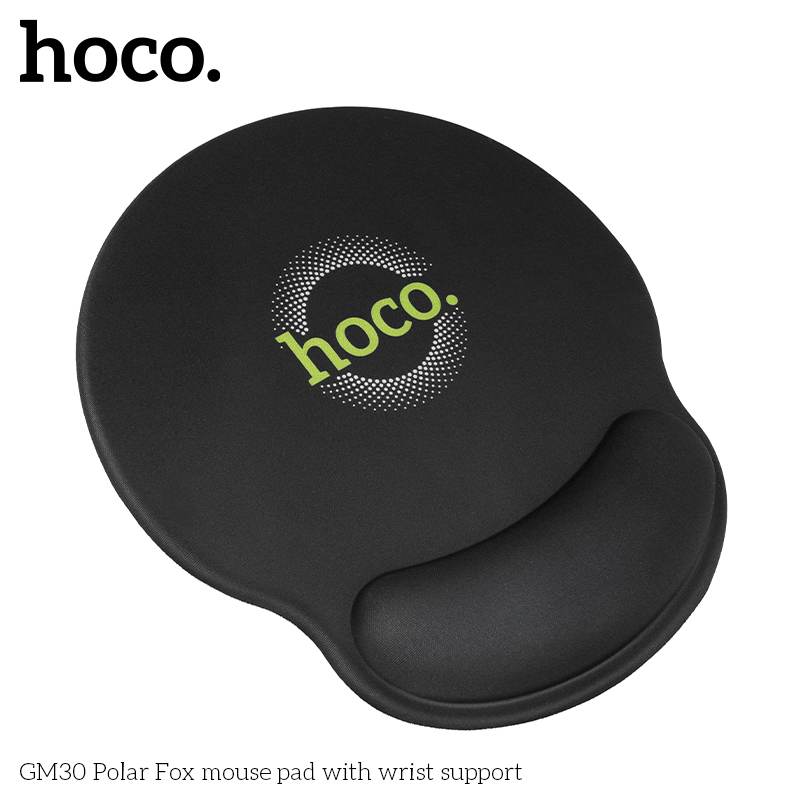 Miếng lót chuột HOCO GM30 Polar Fox (tấm lót có đệm hỗ trợ cổ tay) chính hãng