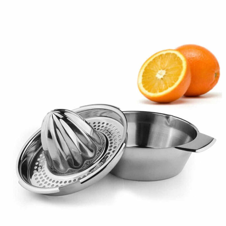 Dụng cụ vắt cam chất liệu inox cầm tay an toàn, vệ sinh full box / pktn sale