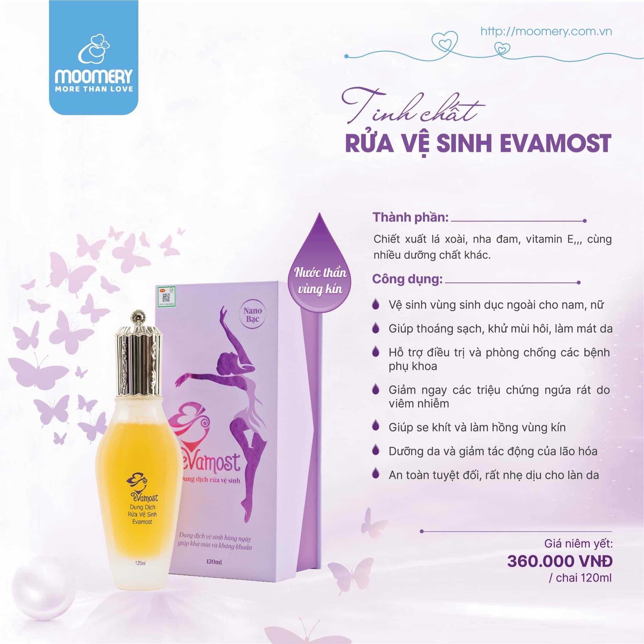 Dung dịch vệ sinh phụ khoa xài được cho cả Nam và Nữ Evam chính hãng [BH: NONE] / pktn sale