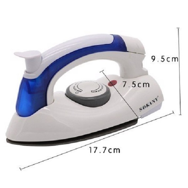 Bàn ủi  Travel Iron 258B 2in1 vừa ủi khô vừa ủi hơi nước, gấp gọn tay cầm tiện lợi [BH: 1 tháng]