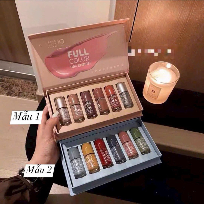 Set 6 lọ sơn móng tay CAIROU FASHION nhanh khô, bền màu [BH: NONE] / pktn sale