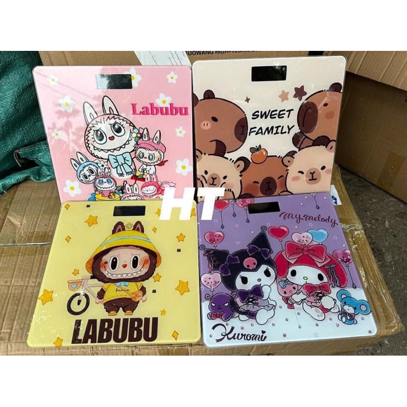 Cân điện tử Hình hoạt hình Labubu siêu cưng - mẫu tùy lô [BH: NONE]