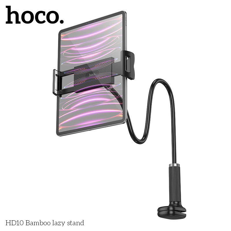 Giá đỡ điện thoại, ipad HOCO HD10 kiểu đuôi khỉ kẹp bàn Bamboo lazy stand chính hãng