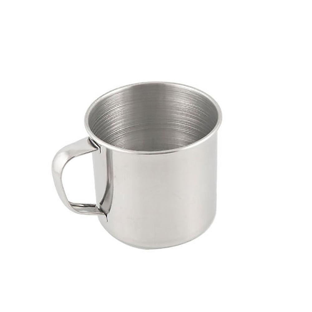 Ca inox  loại thường có quai cầm uống nước, trà đá size 7cm [BH: NONE] 1l9d11