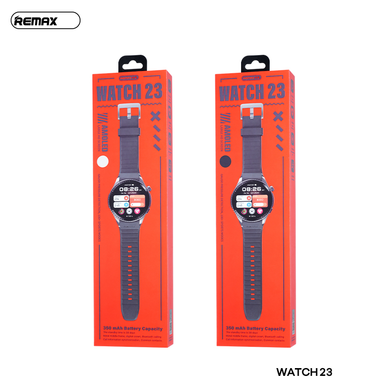 Đồng hồ thông minh REMAX Watch 23 mẫu mặt tròn dây Silicone siêu đẹp [BH 1 Năm]