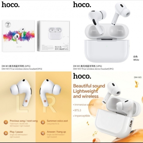Tai nghe bluetooth HOCO DM-W3 true wireless kiểu dáng AIRPODS PRO2 chính hãng [BH 1 năm]