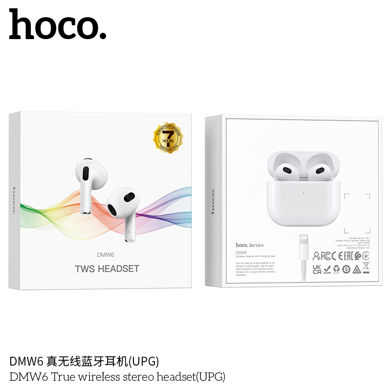 Tai nghe bluetooth HOCO DMW6 kiểu airpods PRO3 chính hãng [BH 1 Năm]