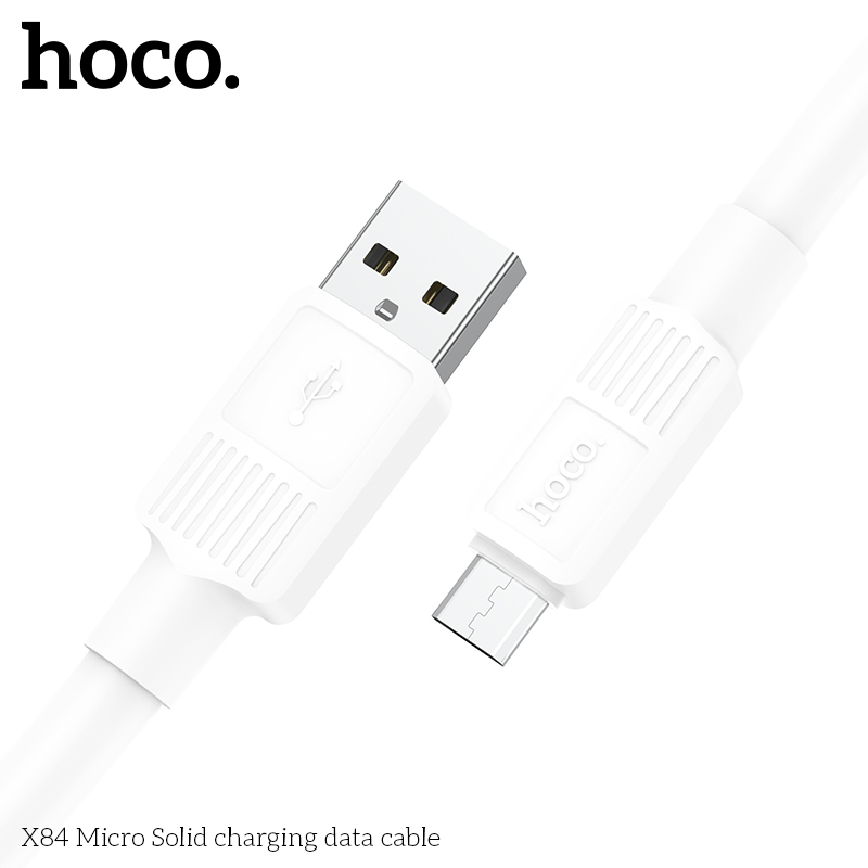 CÁP SẠC NHANH 2.4A HOCO X84 SAMSUNG MICRO 1M DÂY DÙ CHÍNH HÃNG [BH: 1 NĂM]