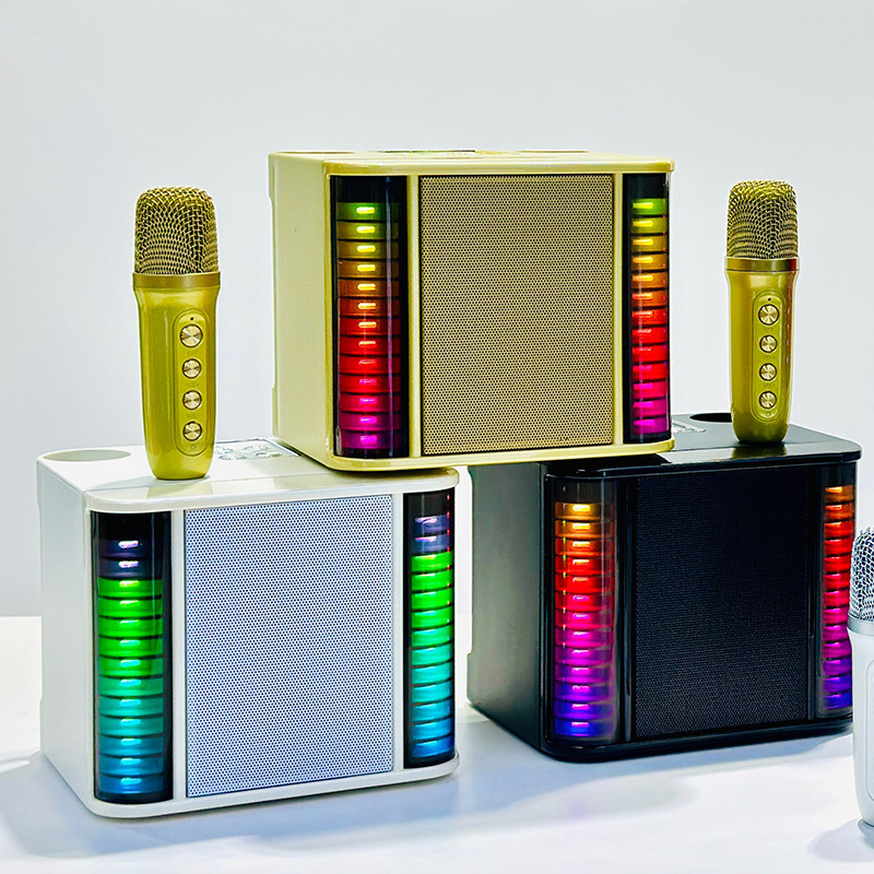 Loa bluetooth karaoke YOSD YS-235 kèm 2 micro không dây siêu đẹp cực hay xách tay chính hãng [BH 6 tháng]