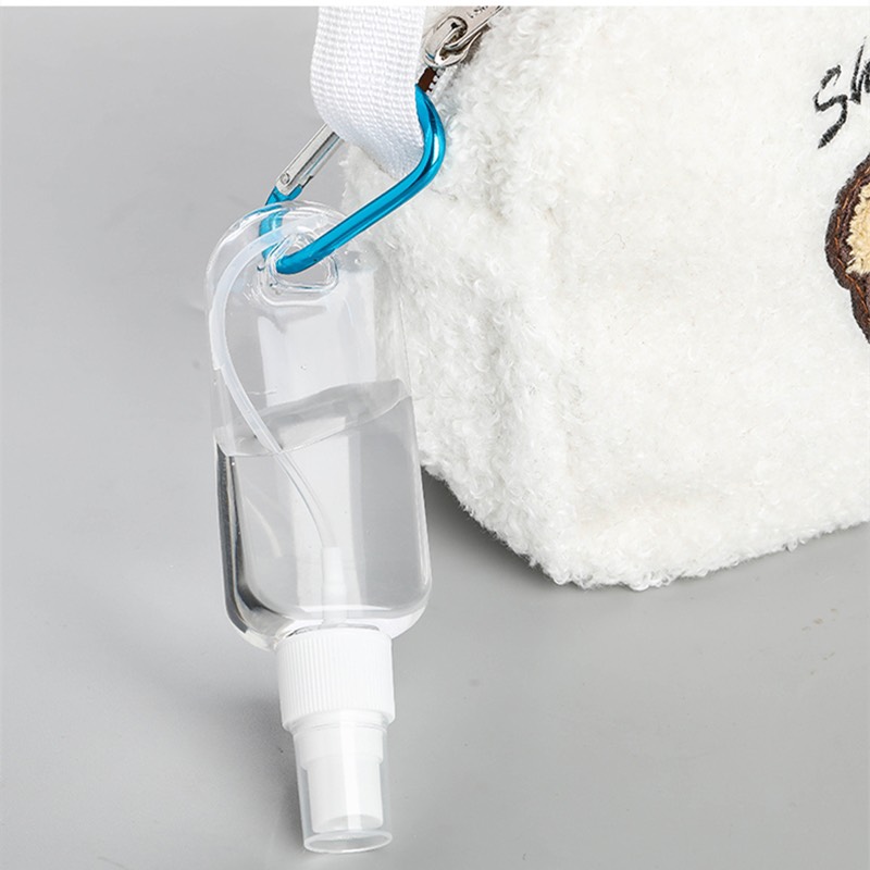 Móc khoá cồn sát khuẩn chống có bình chứa 60ml treo xe hơi, xe máy tiện dụng / pktn sale