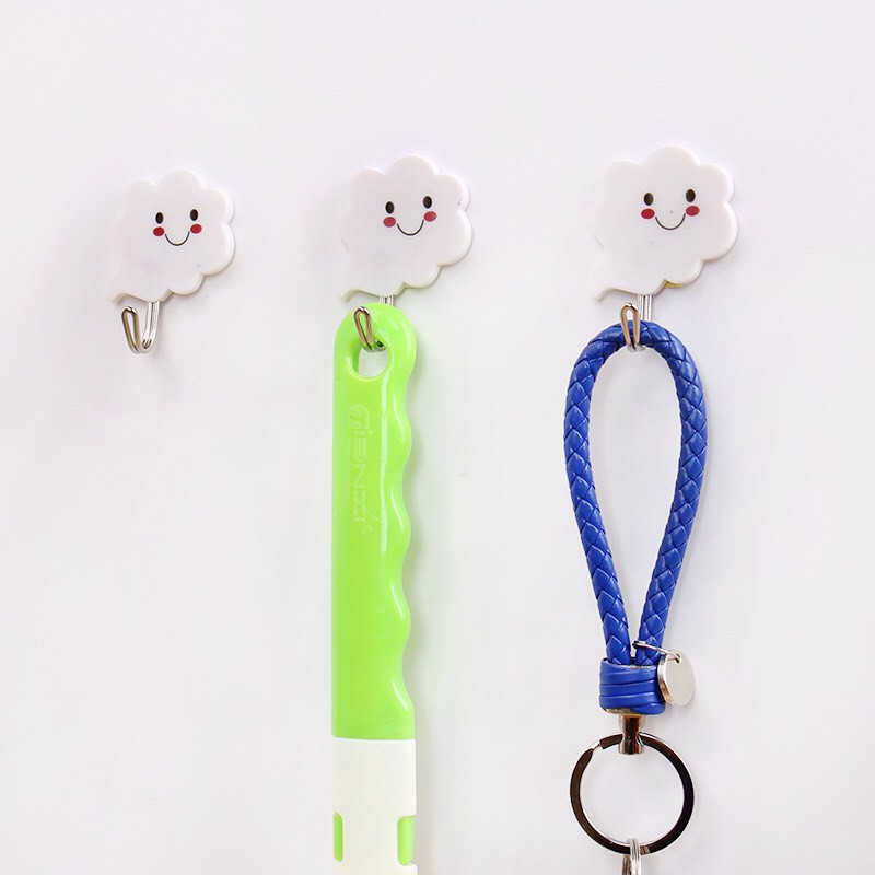Combo 3 cái móc treo đồ hình đám mây dễ thương dán tường siêu dính / pktn sale
