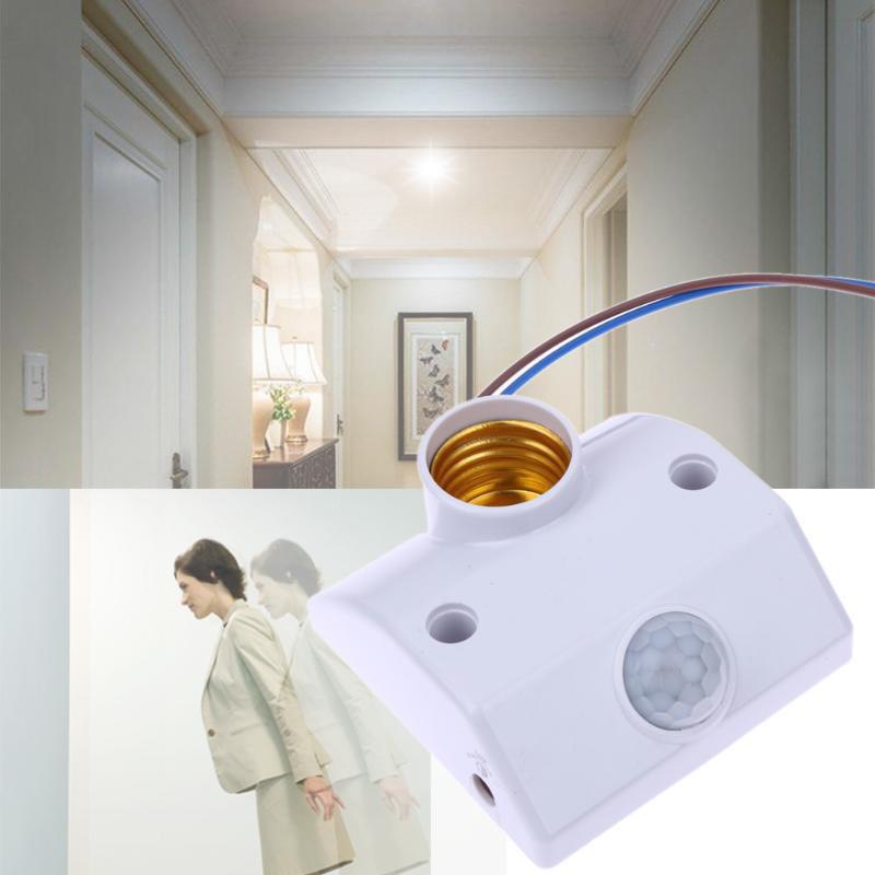 Đui/ Chui đèn cảm ứng chuyển động HUMAN INFRARED SENSOR SWITCH [BH: 1 TUẦN]