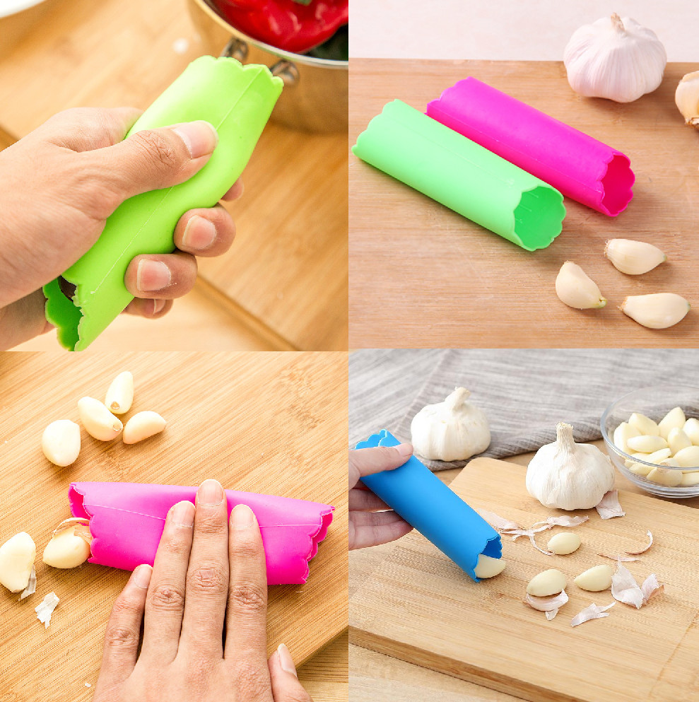 Dụng cụ bóc vỏ tỏi kiêm nhấc nồi đa năng / pktn sale