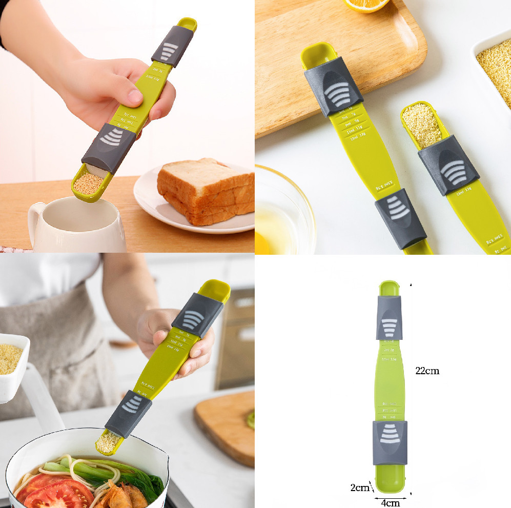 Muỗng đong gia vị 2 đầu, định lượng làm bánh, pha chế / pktn sale
