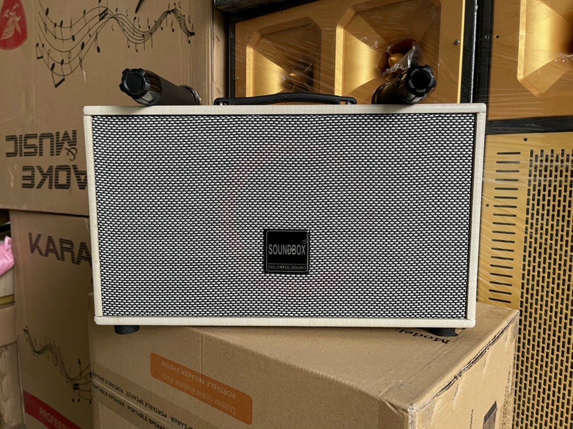Loa Kéo Karaoke 2 tấc Speaker 0892 kèm 2 micro không dây siêu hay [BH 6 tháng]