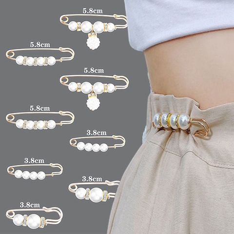 Set 13 Cái Trâm Ghim Cài Áo, Cài Quần Jean Bị Rộng Cần Thu Nhỏ Hợp Kim Đính Hạt Siêu Xinh Cho Bé / Mẹ [BH: NONE]