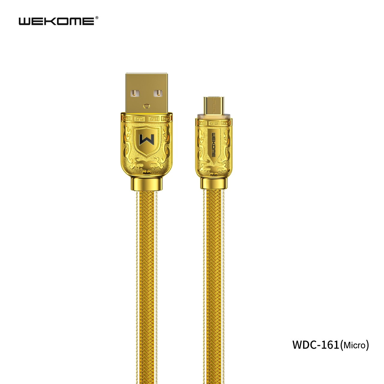 Cáp sạc nhanh 6A micro Wekome WDC-161m samsung micro hộp sắt xịn chính hãng [BH 1 năm]