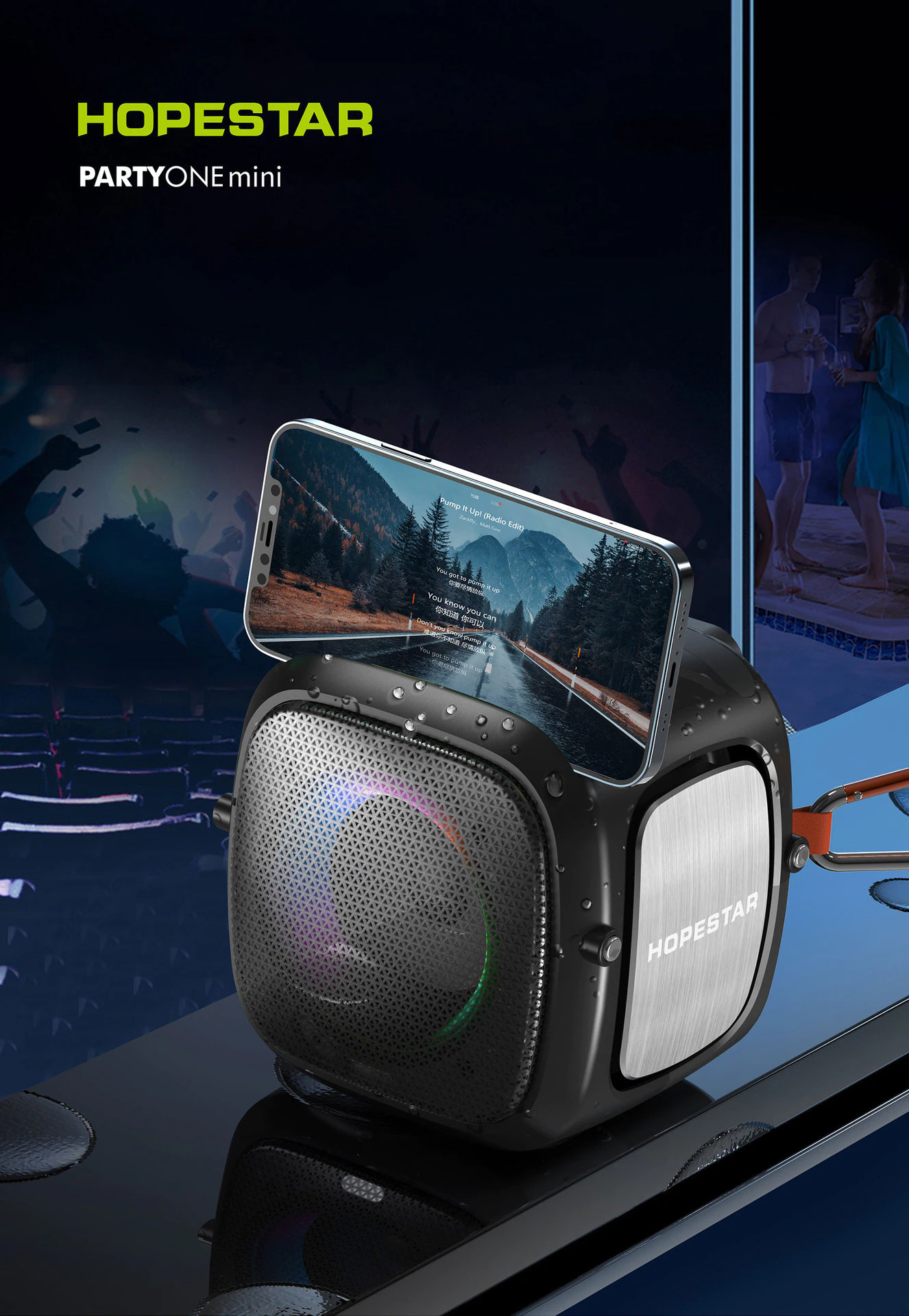Loa bluetooth HopeStar Party One mini âm thanh siêu đỉnh chính hãng [BH 6 tháng]