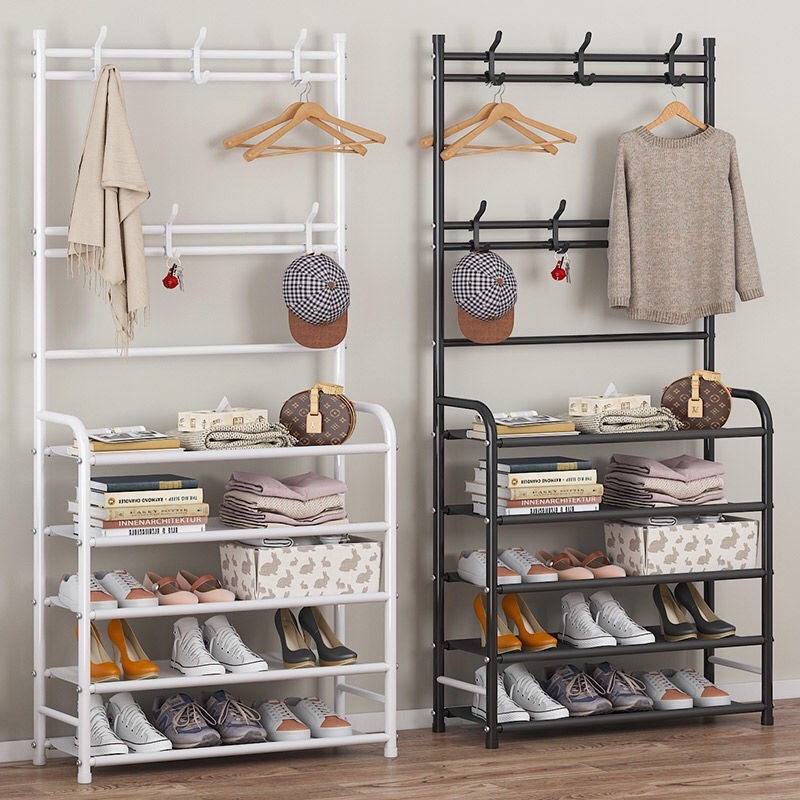Kệ 2in1 để giày dép và móc quần áo siêu tiện lợi  [BH: NONE]