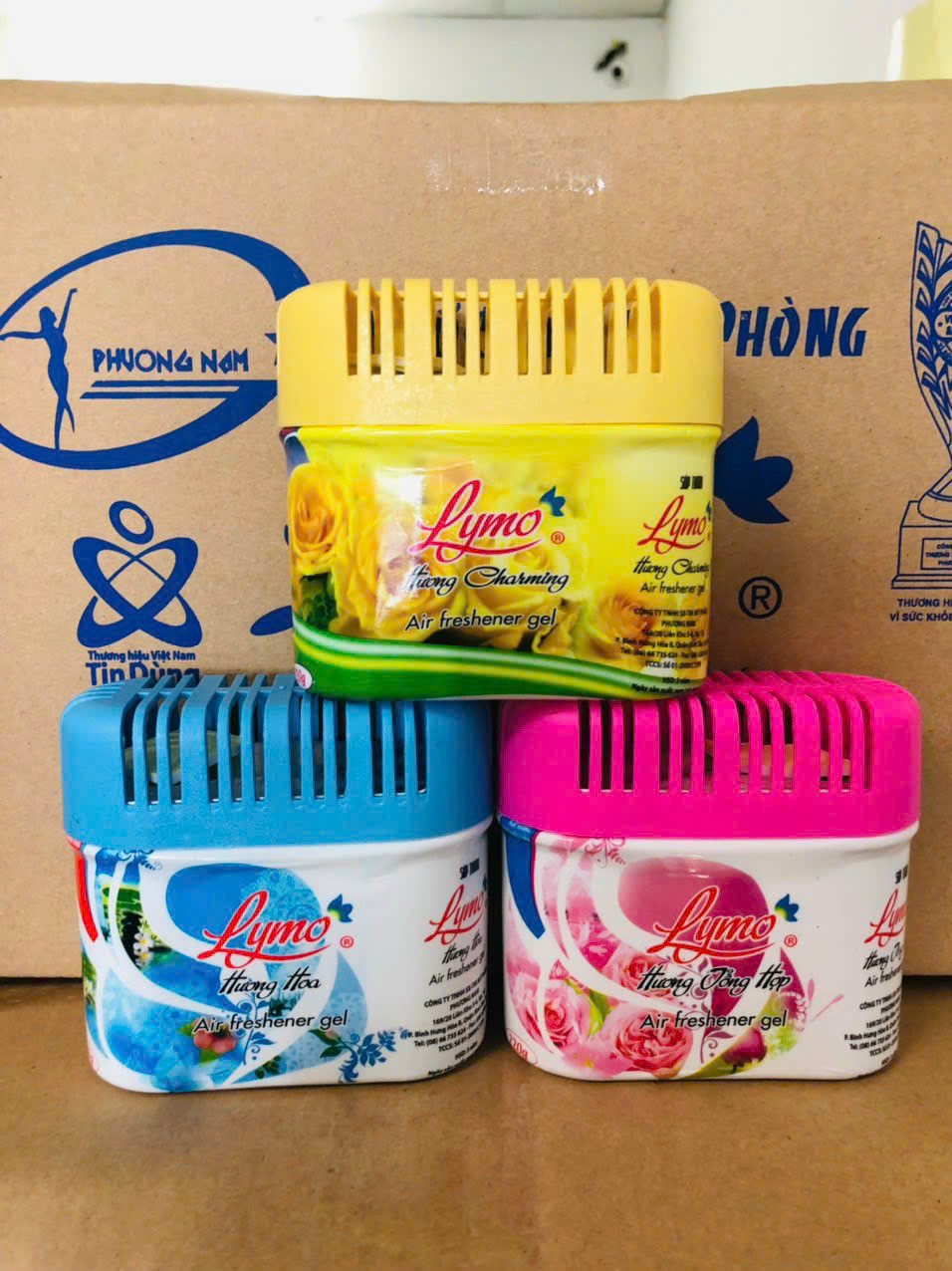 Hủ sáp thơm khử mùi Lymo lớn 220g