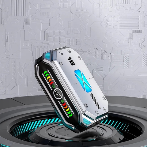 Tai nghe bluetooth M43 mini (2 tai, có doc sạc) kiểu dáng hầm hố có led [BH: 3 THÁNG]
