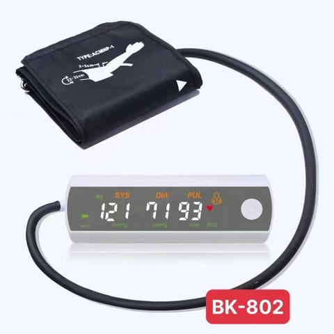 Máy đo Huyết áp Cổ Tay Nhịp Tim điện Tử BK-802 chăm sóc sức khỏe tại nhà [BH: 1 THÁNG]