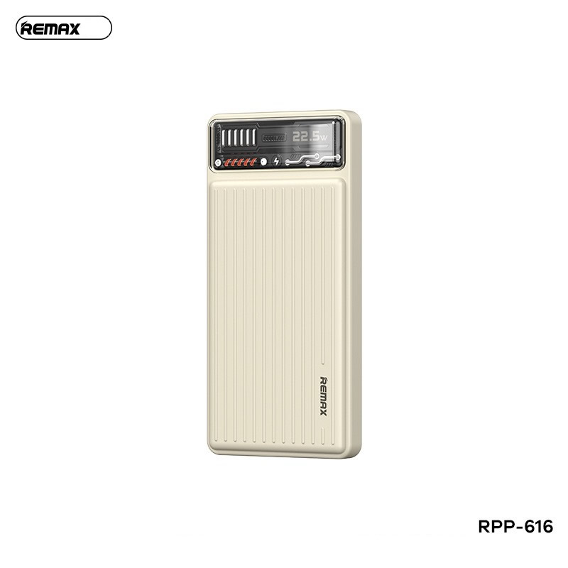 Pin sạc nhanh 22.5w REMAX RPP-616 10.000mAh dự phòng QC3.0+ PD chính hãng [BH 1 năm]